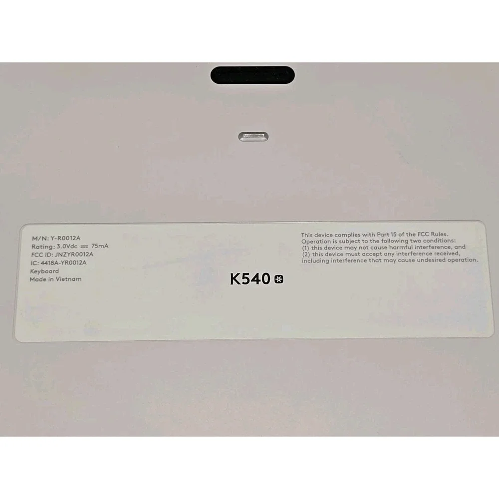 ⌨️✨ Logitech K540 Wireless Keyboard Full-Size w/ Palm Rest‎ EUC Tested